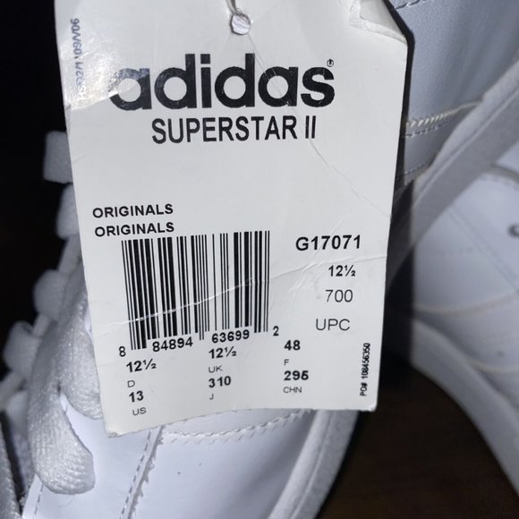 Adidas Originals Superstar II 2 Shell Toe 13 - Picture 7 of 9